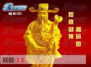 排列三2023245期:如意财神赐码图